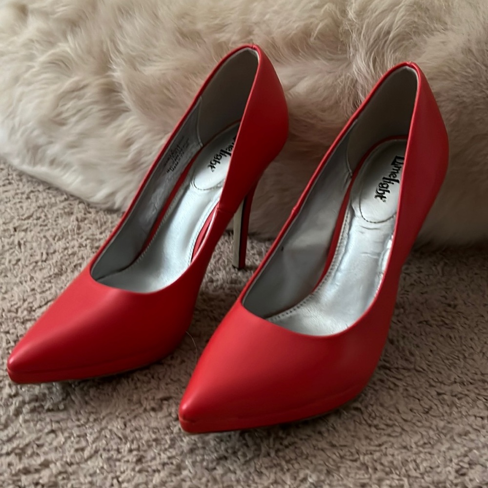 Red high heels